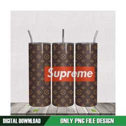 Supreme Fashion Brand 20oz Tumbler Wrap PNG