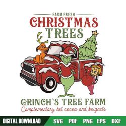 Farm Fresh Grinchs Xmas SVG Christmas Tree File For Cricut