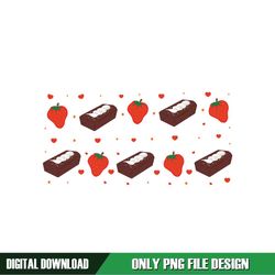 Valentine Love Strawberry Cakes PNG