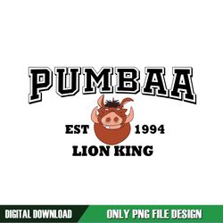 Pumbaa The Lion King Est 1994 PNG