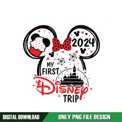 Minnie Castle First Disney Trip 2024 PNG