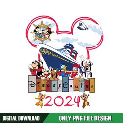 Mickey Couple Friends Disney Cruise 20224 PNG
