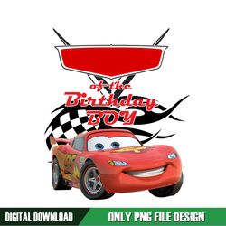 Disney Pixar Cars Happy Birthday Boy PNG