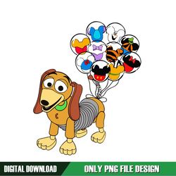 Mickey Mouse Friends Balloon Slinky Dog PNG