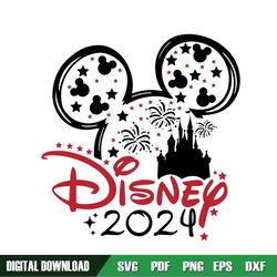 Mickey Mouse Kingdom Disney 2024 SVG