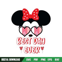 Love Disney Minnie Best Day Ever SVG