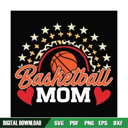 Basketball Mom Mother Day Sport Glitter SVG