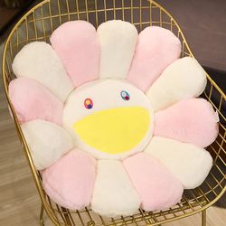 Hold pillow Home Bedroom Auto Decor Girls Gift, Sun Flower Stuffed Plush Toy Doll Cushion Mat Hold pillow