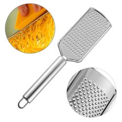 Stainless Steel Food Cheese Grater Portable Manual Vegetable Slicer Easy Clean Grater With Handle Multi Purpose Home Kit