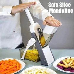 Multifunctional Vegetable Cutter Safe Mandoline Fruit Veggie Food Chopper Potato Shreds Lemon Slicer Onion Grater Kitche