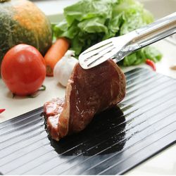 3mm Quick Thawing Board Fast Defrosting Board Defrost Tray Thaw Frozen Food Meat Fruit Rapid Defrost Plate Defrosting Ta