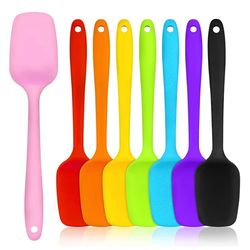 21cm silicone spatula Cream spatula High temperature resistant non-stick spoon Kitchen baking accessories and tools