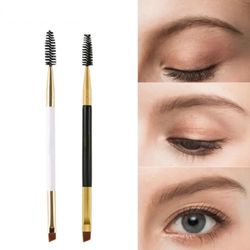 Professional Eyelash Brush Eyebrow Combs Eyebrow Brush Double-headed Makeup Brushes for Eye Brow Eyelash Extension Make