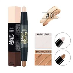 High Quality Professional Makeup Base Foundation Cream for Face Concealer Contouring for Face Bronzer Beauty Women's Cos