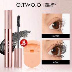 O.TWO.O 4D Mascara Waterproof Extra Volume Long -lasting Hyper-Curl Lengthening Eyelash Non-smudging Eyelashes Black Mas