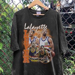 Vintage 90s Graphic Style Lafayette Lever T-Shirt, Lafayette Lever Shirt, Denver basketball Shirt, Vintage Oversized Spo
