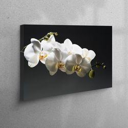 Canvas Art, Canvas Decor, Flower Artwork, Orchid, Canvas Wall Art, Orchid Photo Canvas Print, Orchid Printed, Floral Can