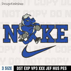 Nike Middle Tennessee State Embroidery Designs, Nike Embroidery Files, Machine Embroidery Pattern