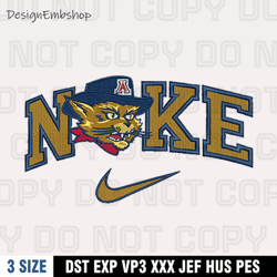 Nike Arizona Wildcats Embroidery Designs, Nike Embroidery Files, Machine Embroidery Pattern