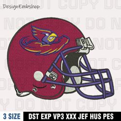 Iowa State Cyclones Helmet Embroidery Designs, NFL Embroidery Files, Machine Embroidery Pattern