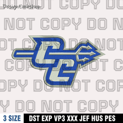 Central Connecticut Blue Devils Logo Embroidery Design,Logo embroidery,Embroidery File,Sport Embroidery,NCAA Embroidery