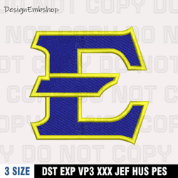 ETSU Buccaneers Logo Embroidery Design,Logo embroidery, Embroidery File, Sport Embroidery, NCAA Embroidery