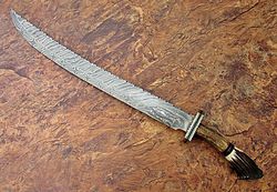 Beautifull Damascus Sword , Damascus Steel Sword , Handmade Sword ,