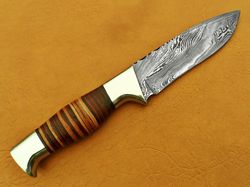 Damascus Steel Hunting Knife, Hunting Knife,Fixed Blade Knife,