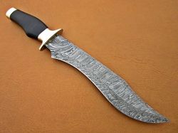 Custom Handmade Fabolous Damascus Steel Bowie knife Fixed Blade Knife,