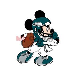 Mickey Mouse Philadelphia Eagles Football Svg
