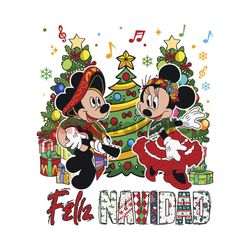 Feliz Navidad Mexican Christmas Disneyland SVG