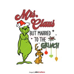 Claus But Married To The Grinch SVG