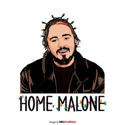 Retro Home Alone x Post Malone SVG