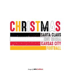 Christmas Kansas City Football Holiday SVG