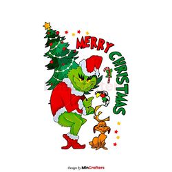 snow grinch max merry christmas png