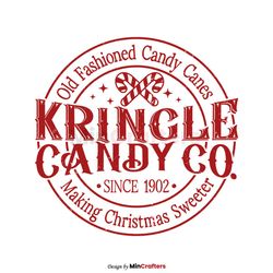 Vintage Kringle Candy Co Since 1902 SVG