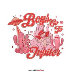 Boys Go To Jupiter Western Valentine PNG