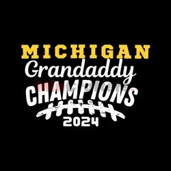 Michigan Grandaddy Champions 2024 SVG
