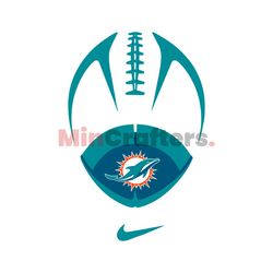 Football Miami Dolphins Logo Svg Digital Download