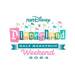 runDisney Disneyland Half Marathon Weekend SVG