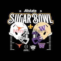 2024 Allstate Sugar Bowl Texas vs Washington SVG