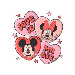 Love Is Magic Mickey Minnie SVG