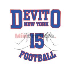 Tommy Devito New York Football SVG