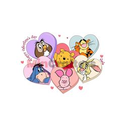 Happy Valentines Day Xoxo Winnie The Pooh PNG