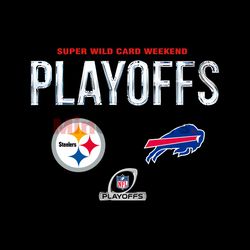 Steelers Vs Bills 2023 Super Wild Card Playoffs PNG