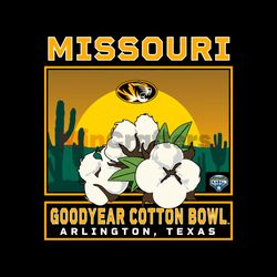 Missouri Tigers 2023 Good Year Cotton Bowl SVG