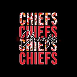 Chiefs KC Leopard NFL Football Team SVG