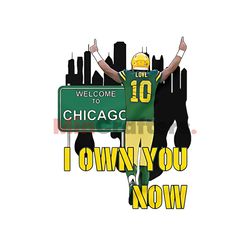 I Own You Now Green Bay Player PNG