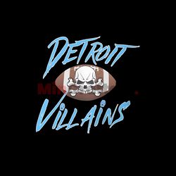 Horror Detroit Villains Football Skull PNG