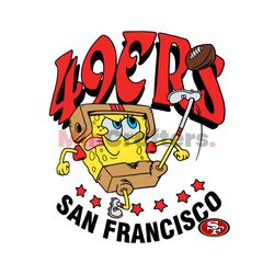 San Francisco 49ers Super Bowl LVIII Spongebob SVG